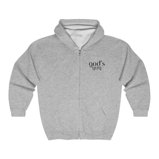 God's Got My Back Unisex Full Zip Hooded Sweatshirt