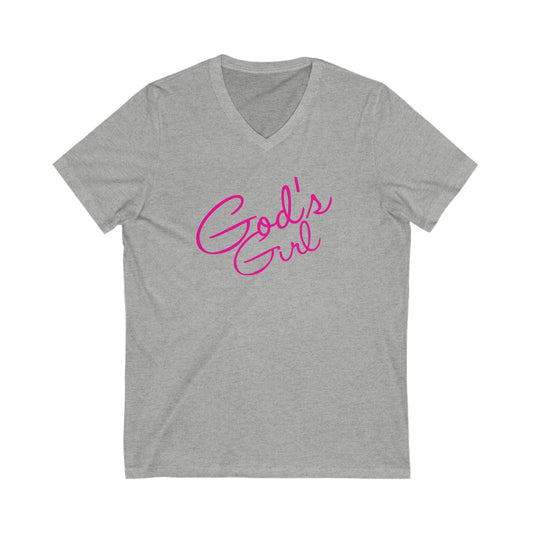 God's Girl Short Sleeve V-Neck Tee