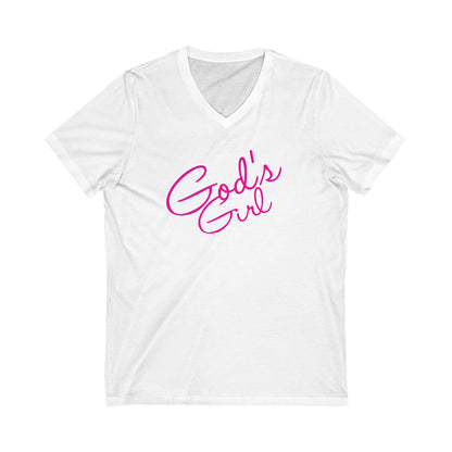 God's Girl Short Sleeve V-Neck Tee