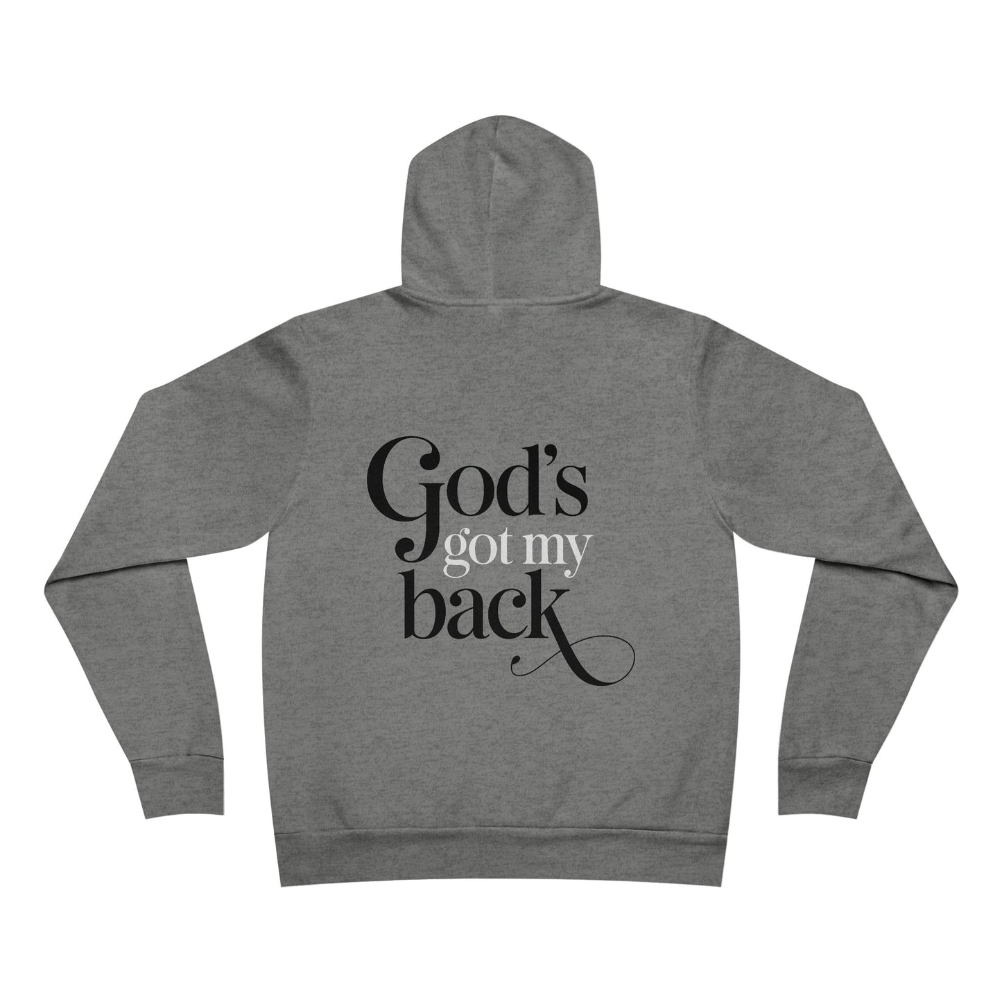 God's Got My Back Fleece Pullover Hoodie