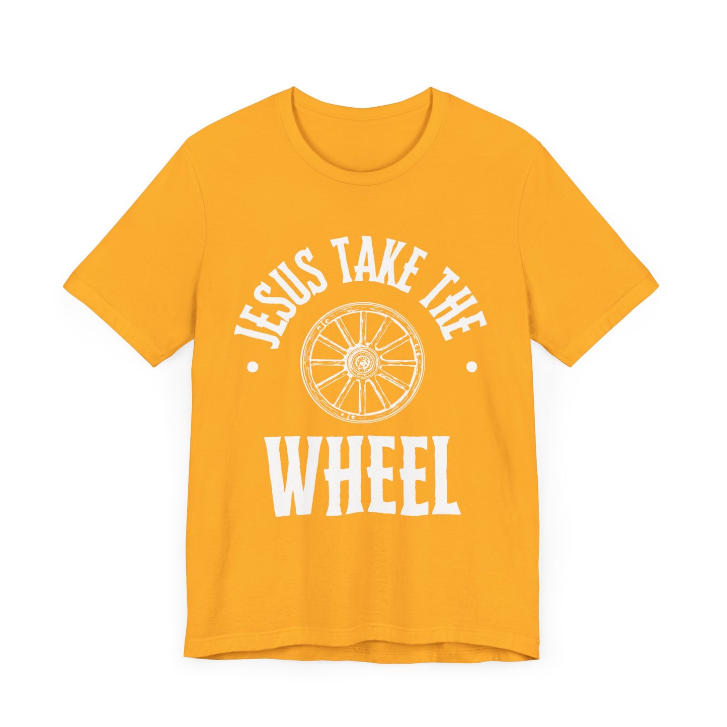 Jesus Take The Wheel Unisex Jersey Short Sleeve Tee