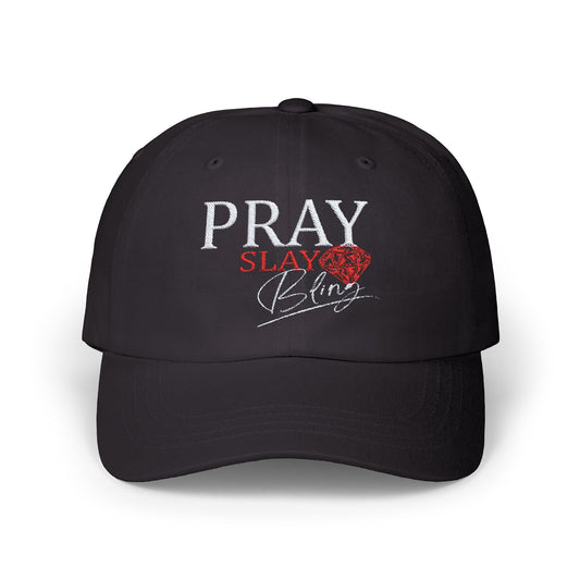 Pray Slay Bling Classic Dad Cap