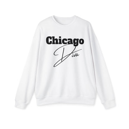 Chicago Diva Unisex Drop Shoulder Sweatshirt